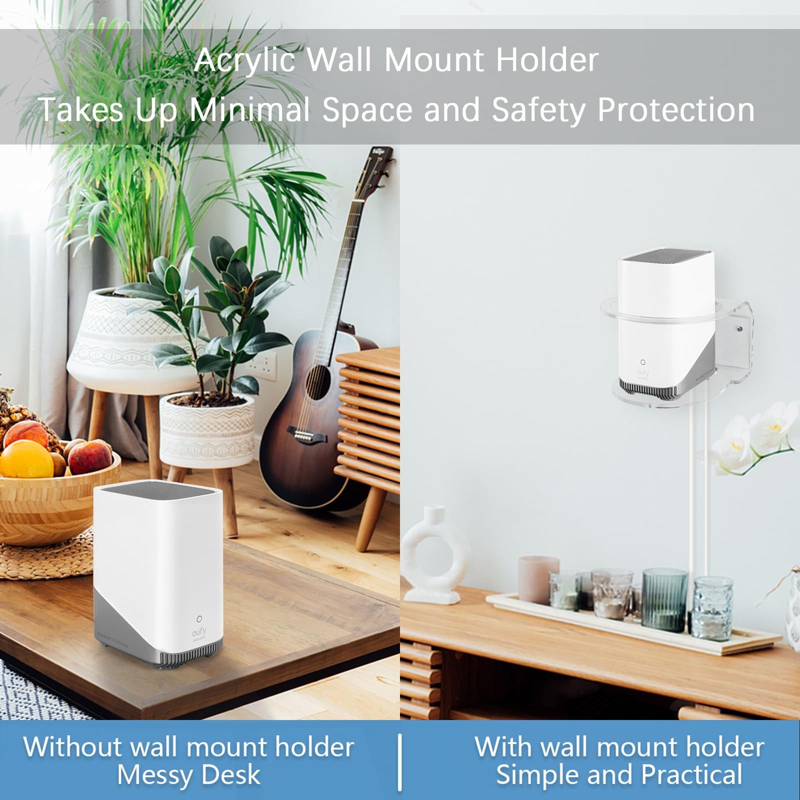 Koroao Wall Mount Holder for eufy Security HomeBase 380 (HomeBase 3),...