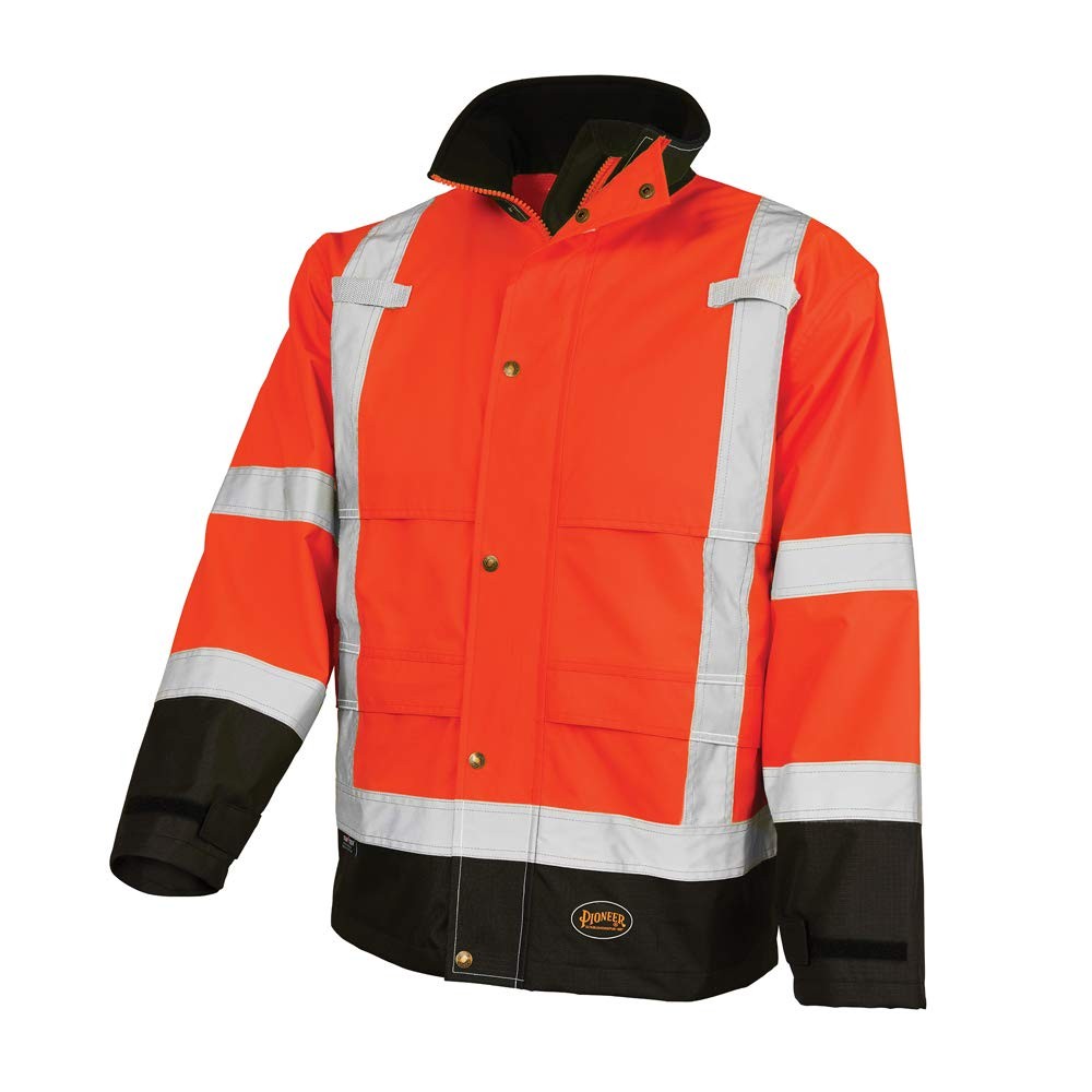 Pioneer Ripstop Rain Gear Safety Jacket V1200251U-S