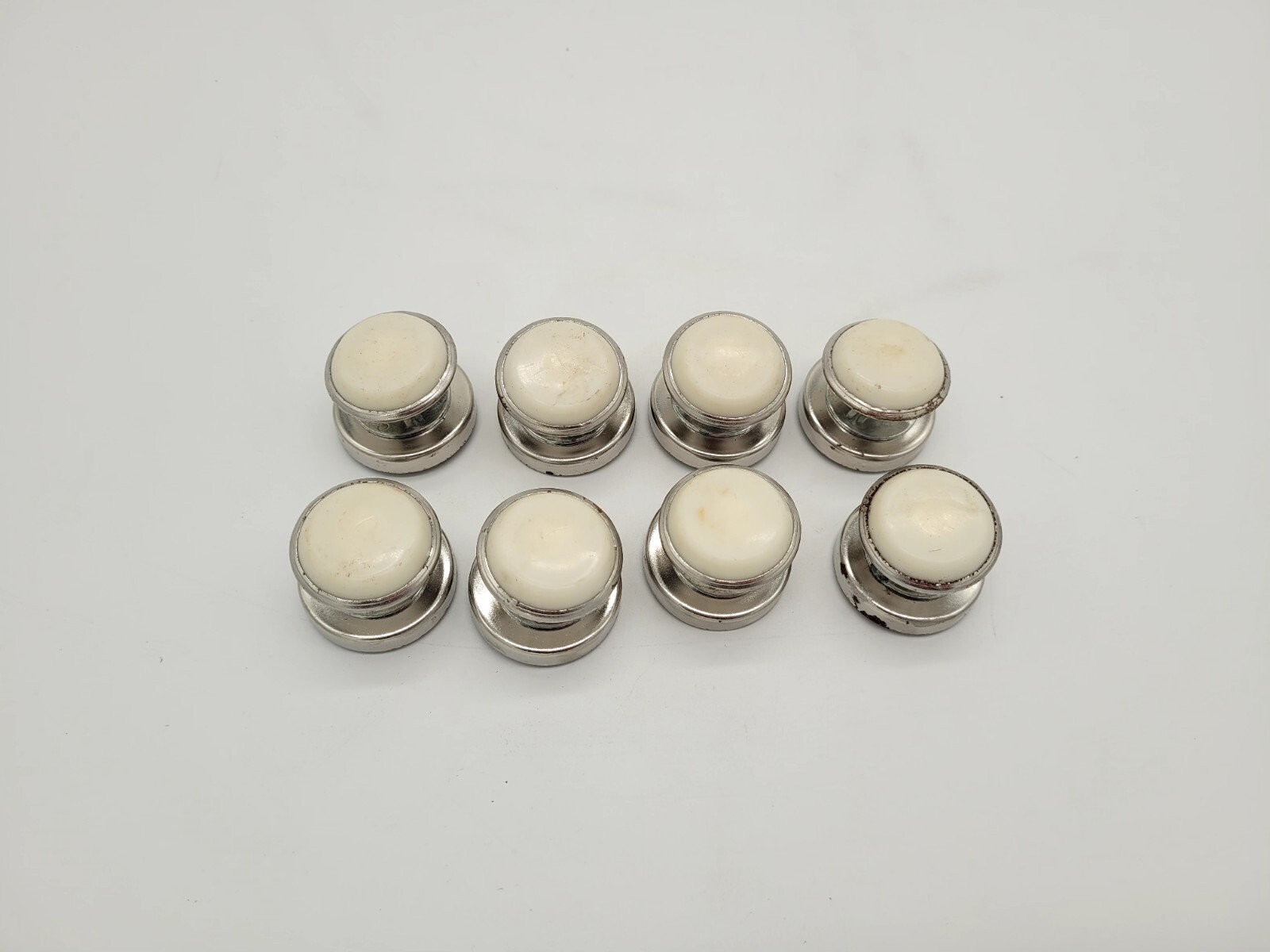 8 pk 1 1/4" Nickel Plated w/Nylon Base Swivel Plate Glide Feet for Furniture