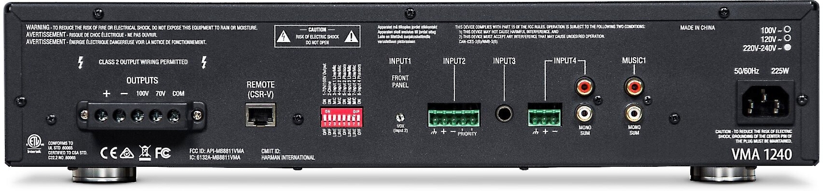 JBL VMA1240 Commercial mixer amp