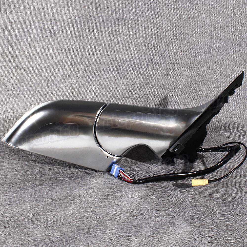 For Tesla 2017-2023 Model 3 13-Pins Heated White&Chrome Mirror Right Side