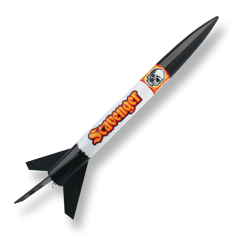 Custom Flying Model Rocket Kit Scavenger  CRC 10046