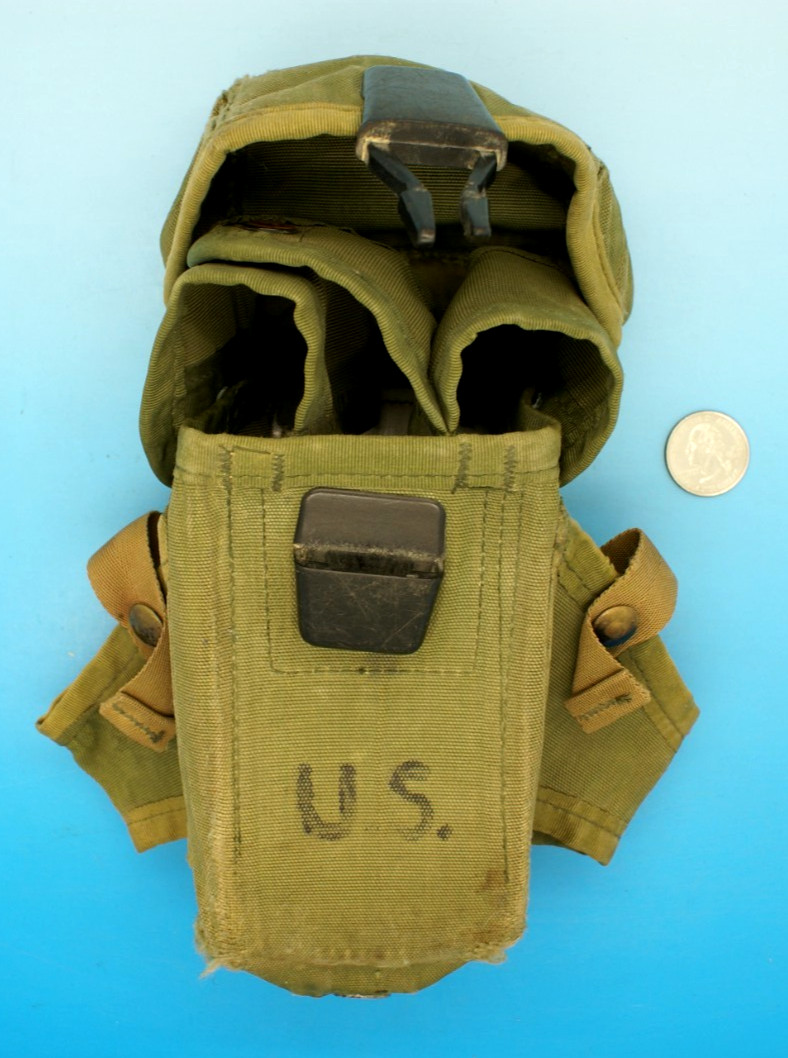 USMC LINCLOE 30 RND ALICE TRIPLE SNAP FLAP MAG POUCH EXPERIMENTAL - ORIGINAL