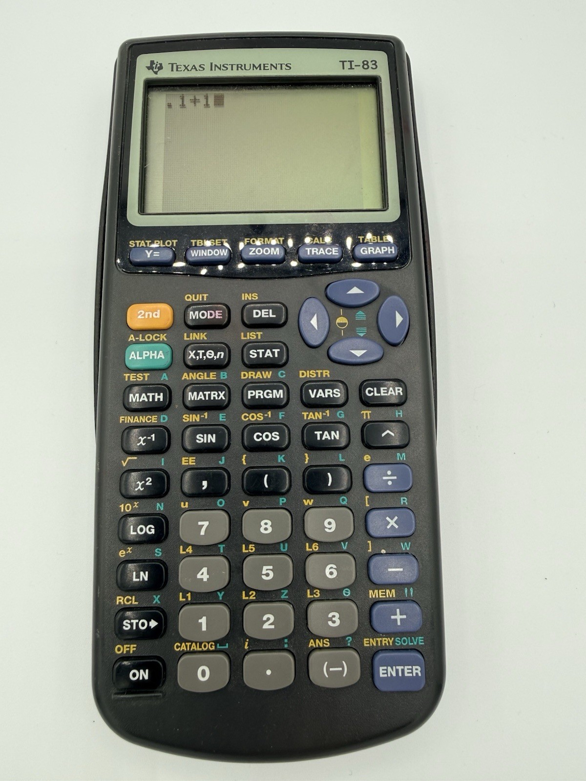 Texas Instruments TI-83 Graphing Calculator Tested Working Student School TI83