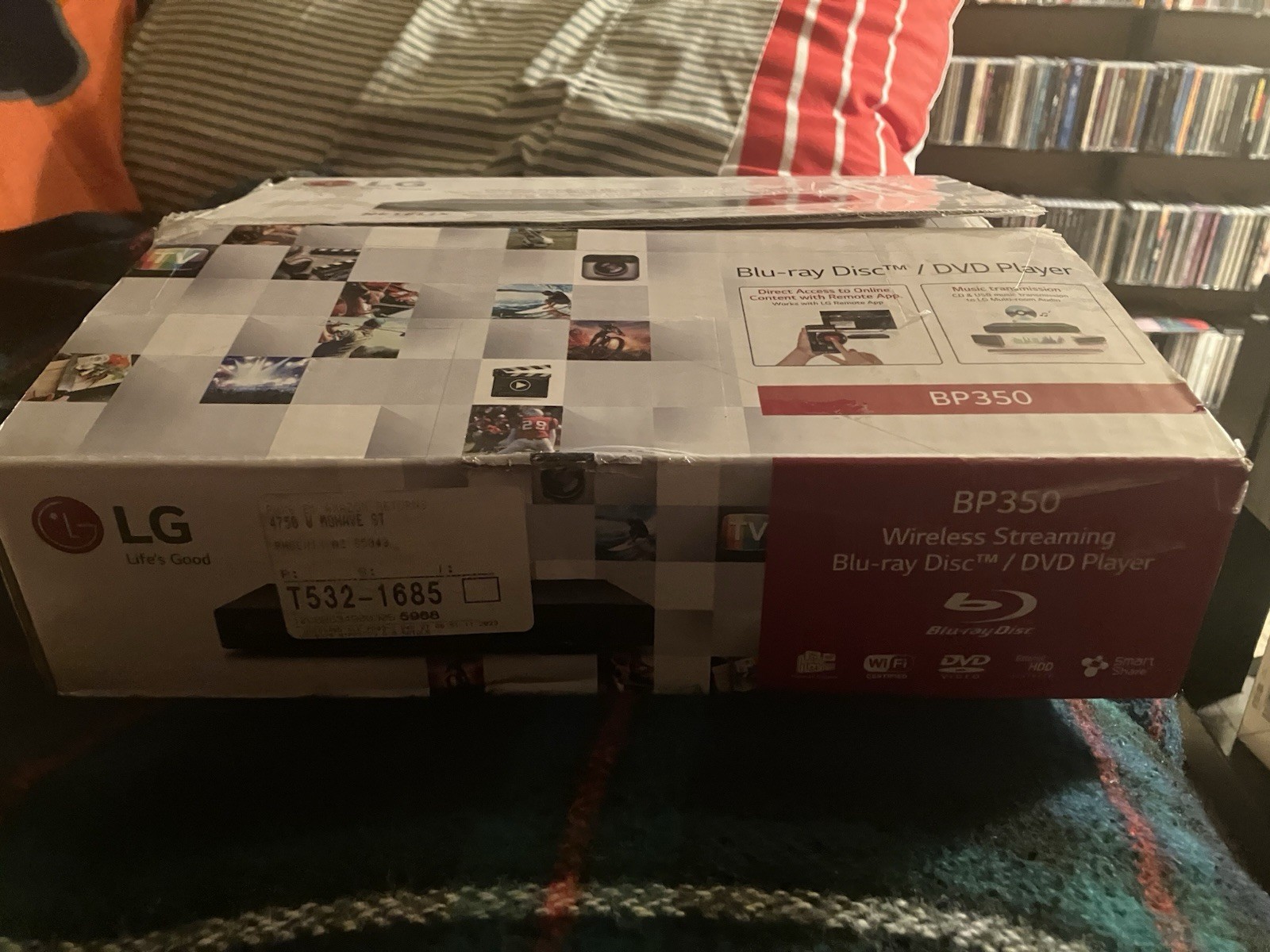 LG BP350 Blu-Ray Player  with Wi-Fi