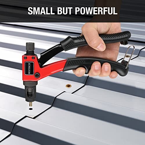 Rivet Nut Tool Kit with a Step 8-inch Single-handed Rivnut Tool Kit/80 Nutserts