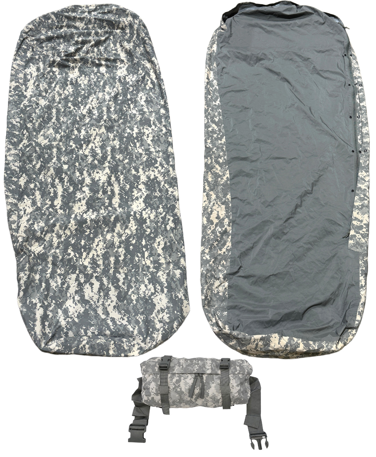 USGI Military GoreTex ACU Bivy Cover Sleeping Bag with Waist Pack Carrier MSS GC