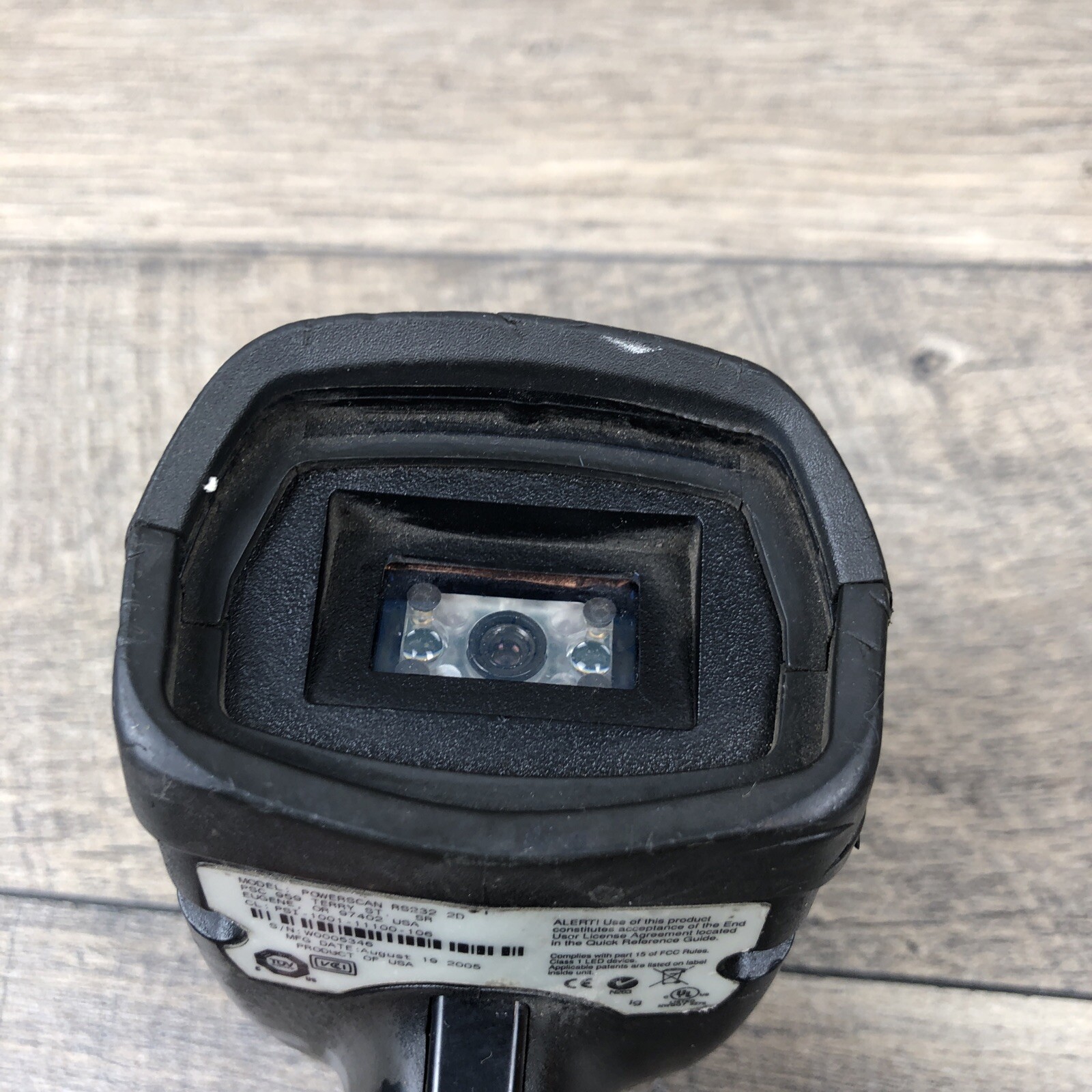 PSC Powerscan RS232 2D Black Wired Handheld Barcode Scanner Only
