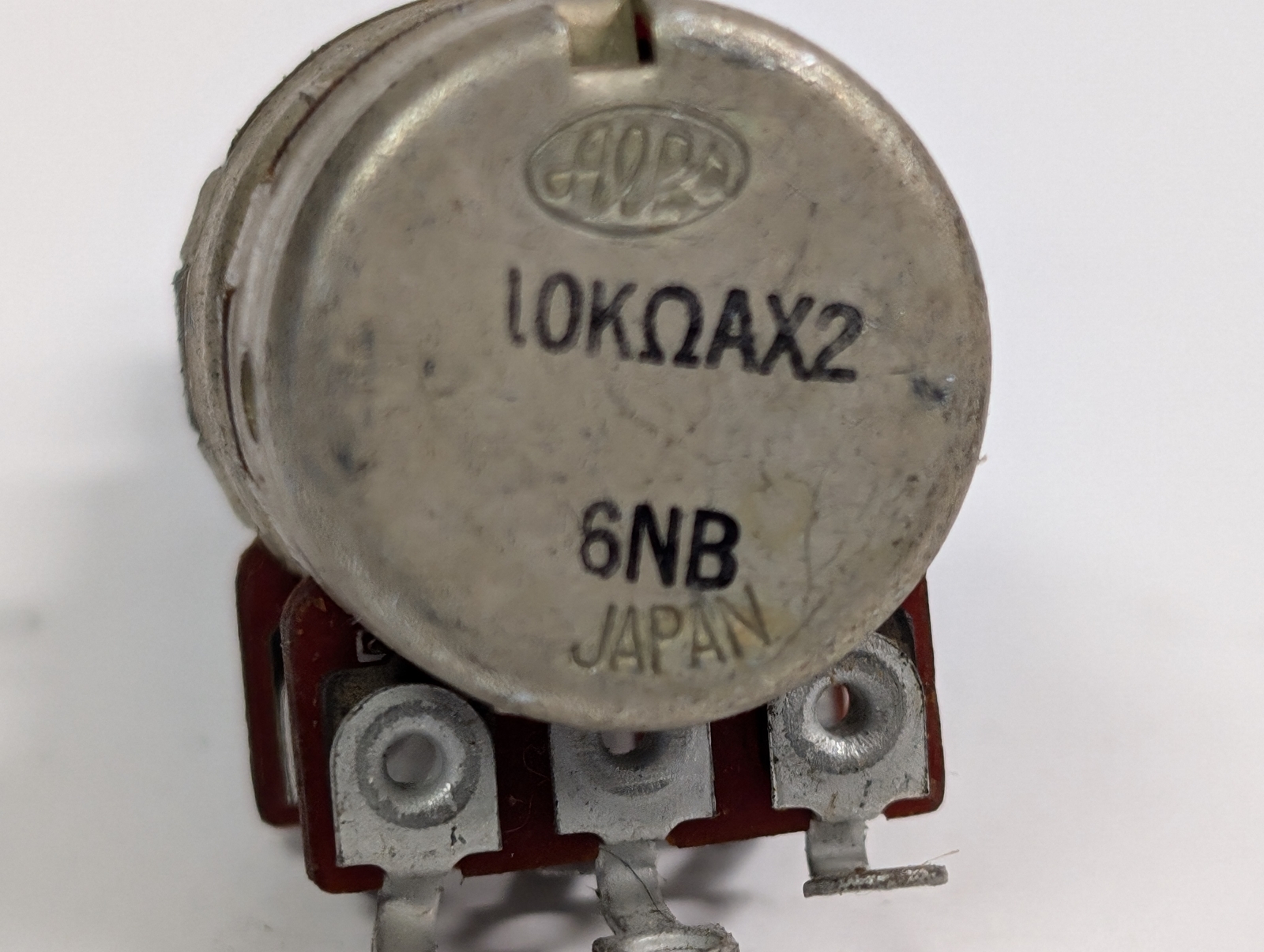 Miniature 10K Ohm Audio Taper Potentiometer