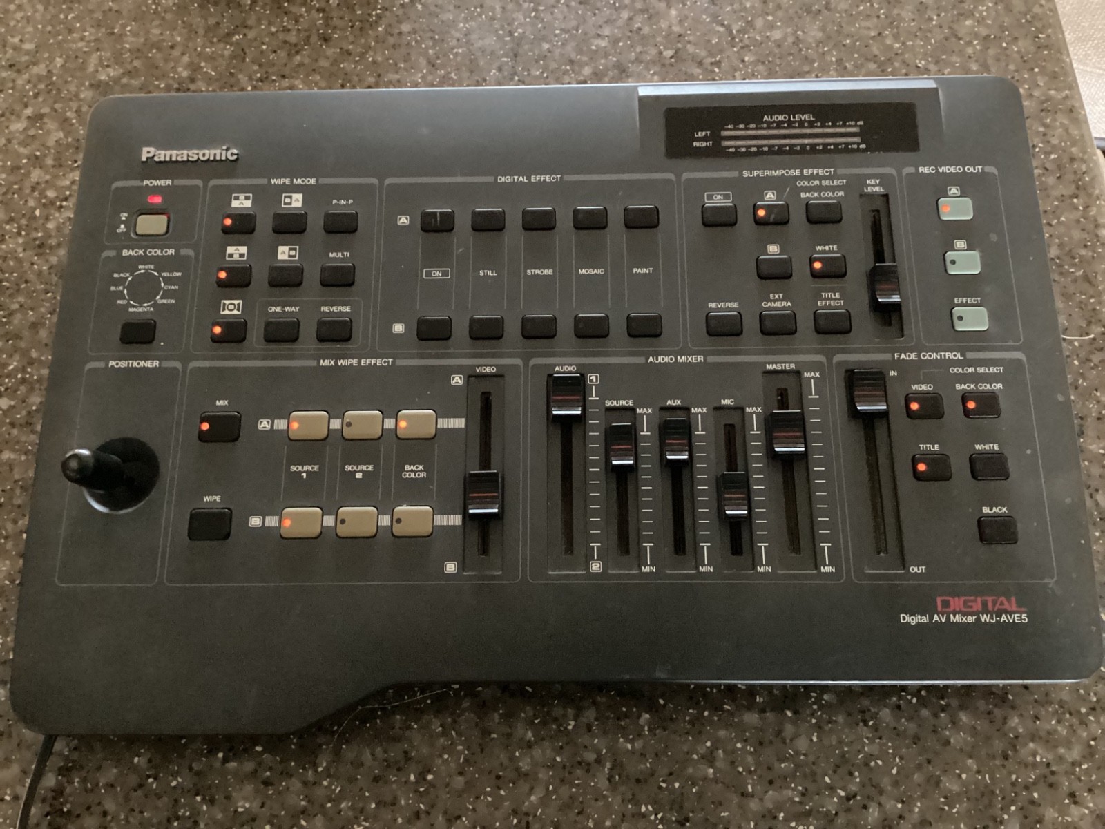 Panasonic Digital AV Mixer WJ-AVE5..UNTESTED