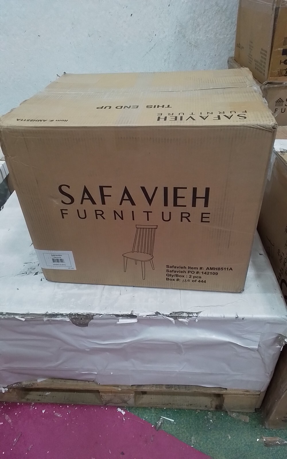 Safavieh BURRIS SIDE CHAIR, Reduced Price 2172739120 AMH8511A