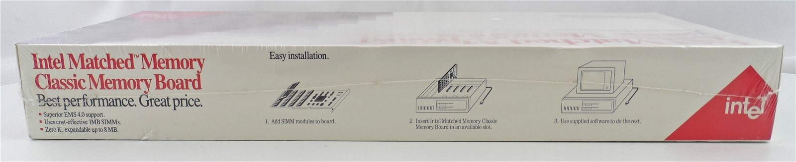Intel Matched Memory Classic Memory Board New in Sealed Original Box