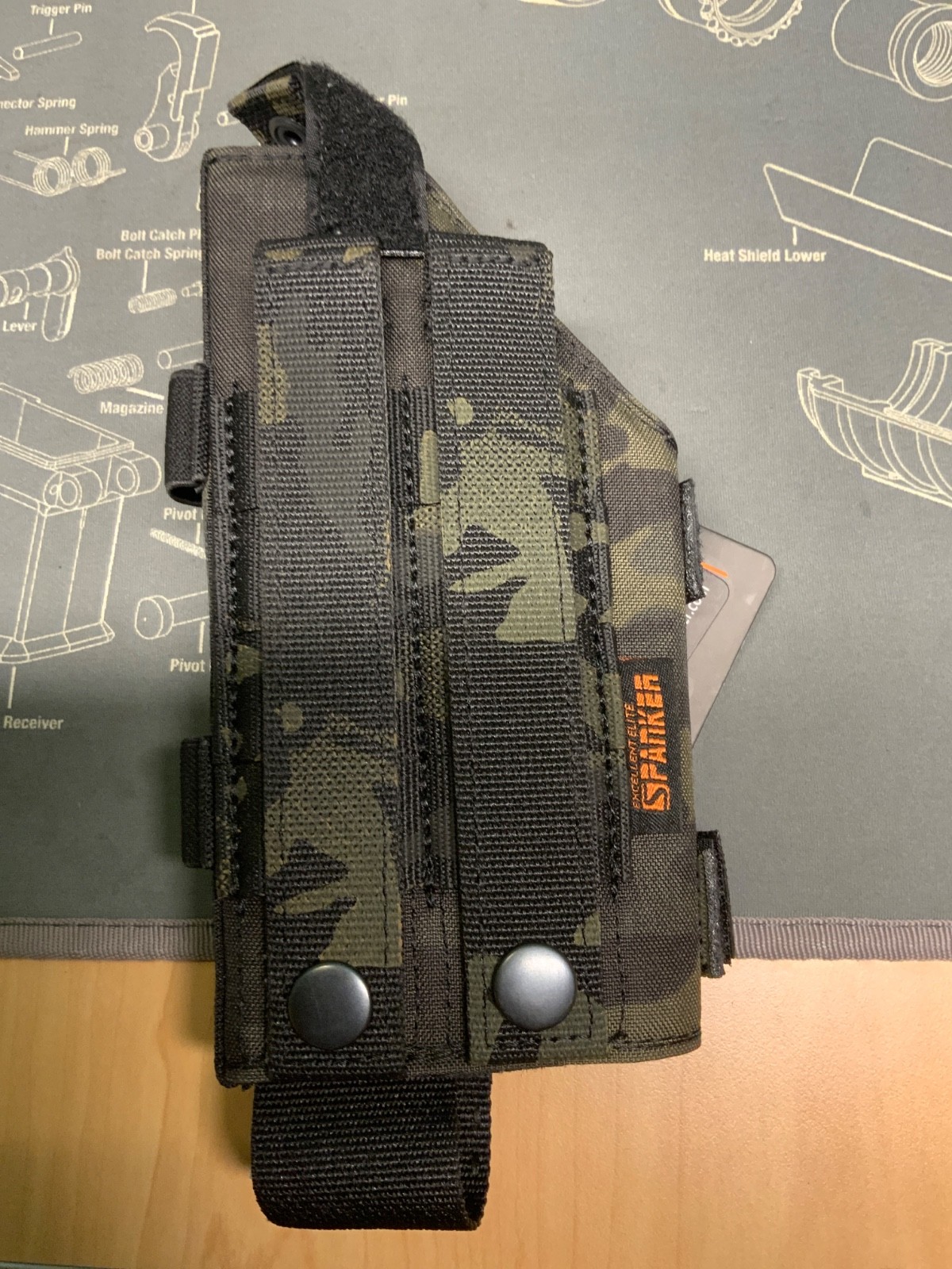 Excellent elite Spangler universal holster EL126 MCB