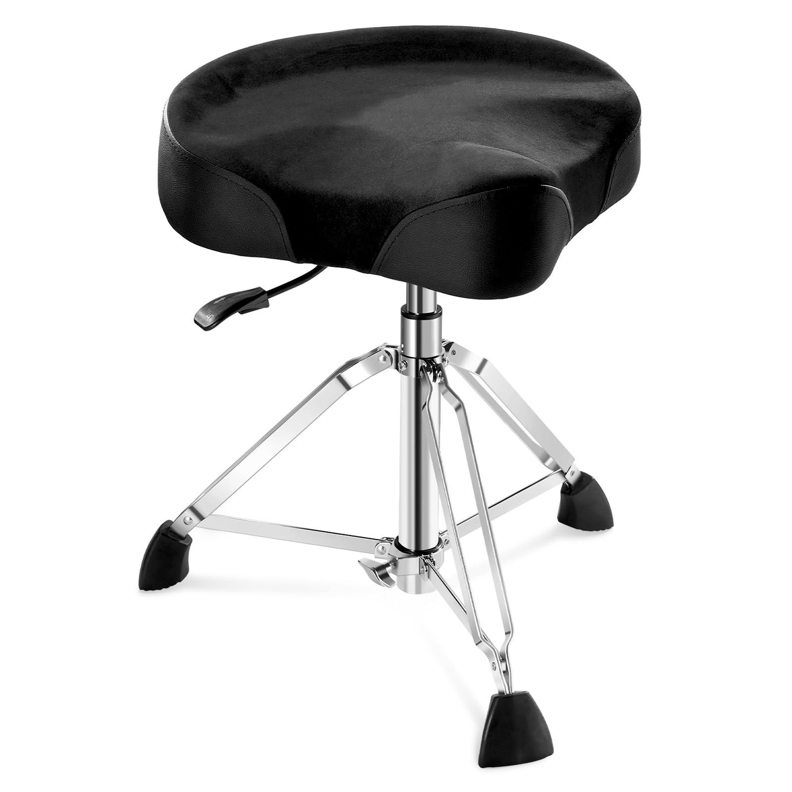 Vangoa Saddle Drum Throne, 17.32 inches x x 24 inches, Black