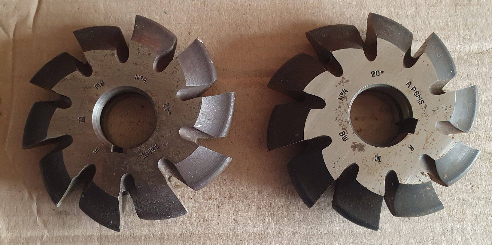 Involute Gear Cutter M8,0 PA 20° HSS M2.