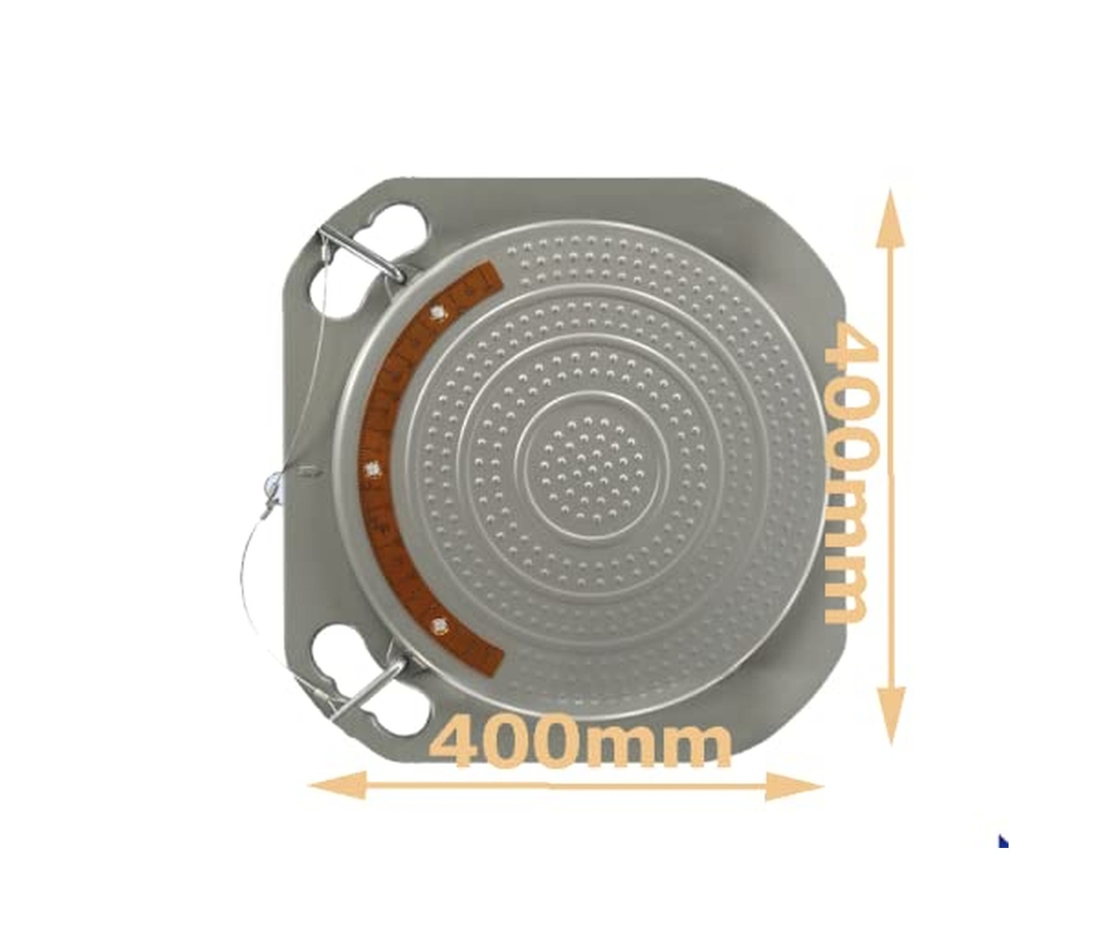 Car Wheel Alignment Turntable Turn Plates Wheel Clamp for Wheel Alignment 400...