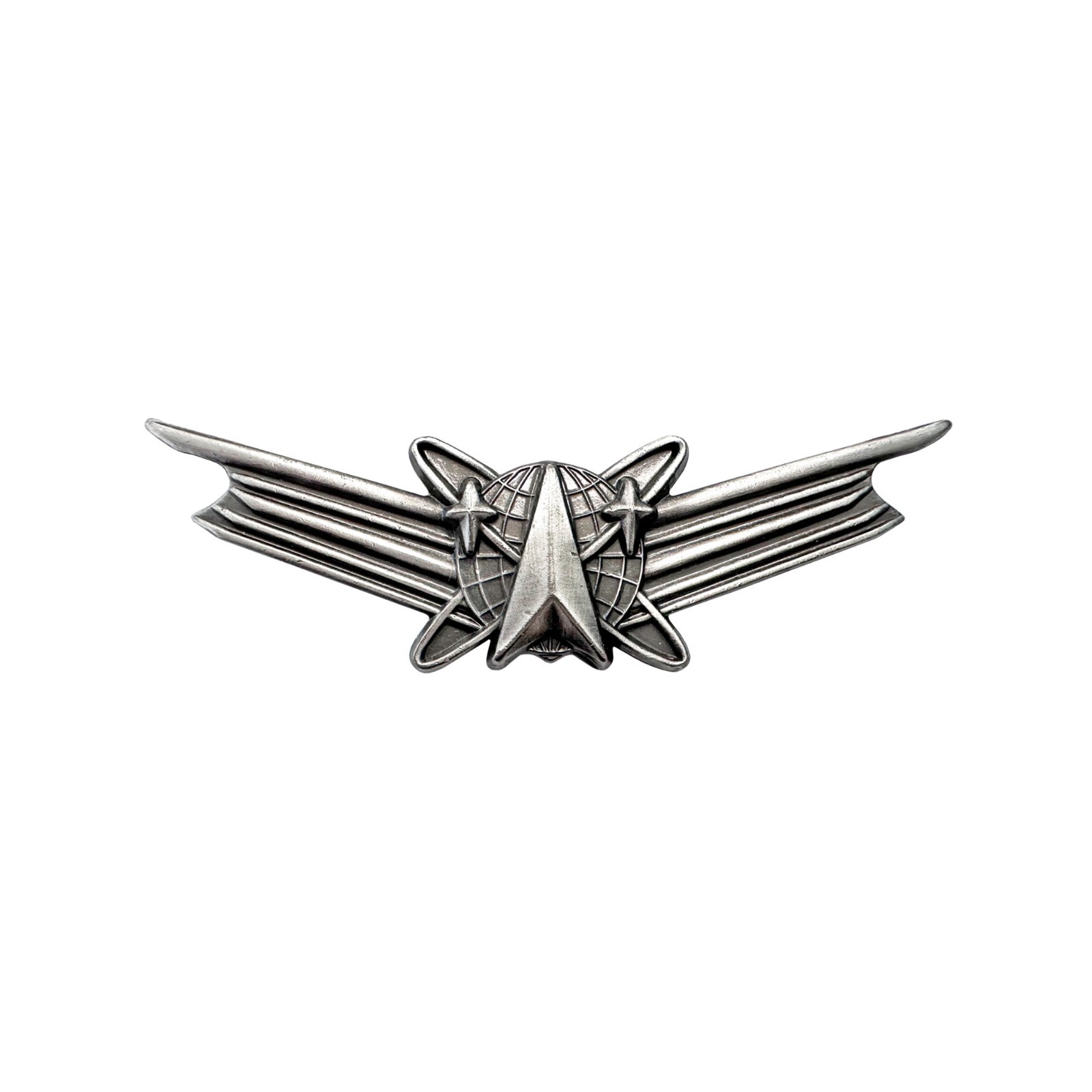Air Force and Army Space Command (Basic) Badge Silver-Oxidized (each)