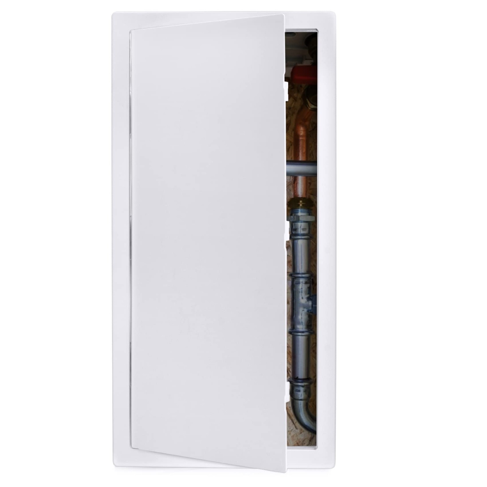 Durable 14x29 Inch Plastic Plumbing Access Panel for Drywall - Removable Ceiling