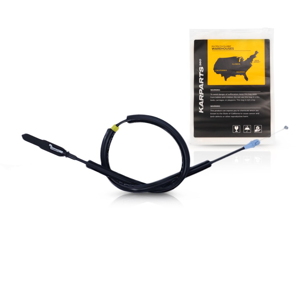 For Ford F-150 2009-2014 Door Latch Cable Driver OR Passenger Side | Front Black