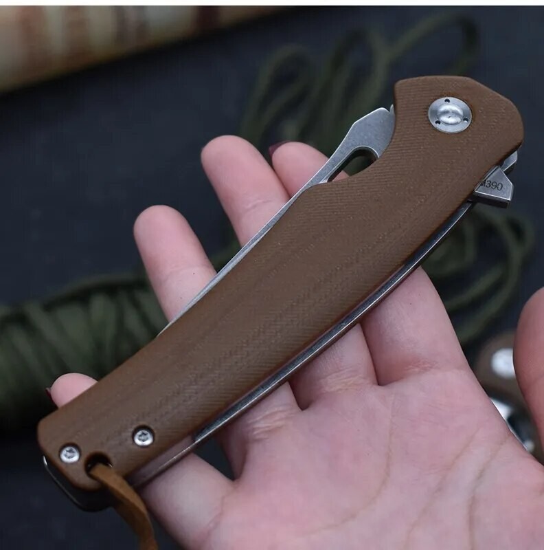 Foldable Hunting Knives Game Field Processing Skinning Bush Lock Blade Locking