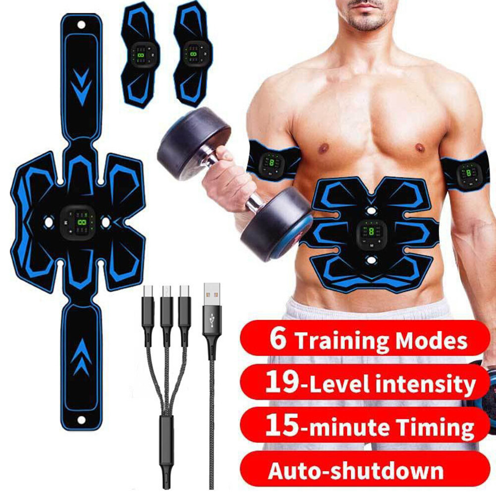 EMS Abdominal ABS Fit Muscle Stimulater Training Gear Fitness Home Workout Belt