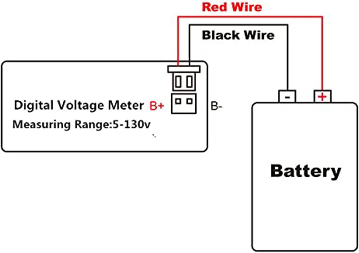2x 12V Digital LED Display Voltmeter Voltage Gauge Panel Meter Car Motorcycle