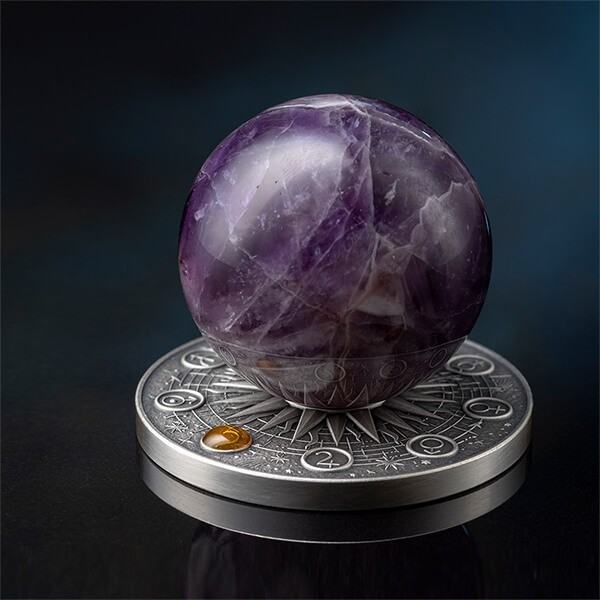 2025 Ghana Saturn Solar System 2 oz Antique finish Silver Coin