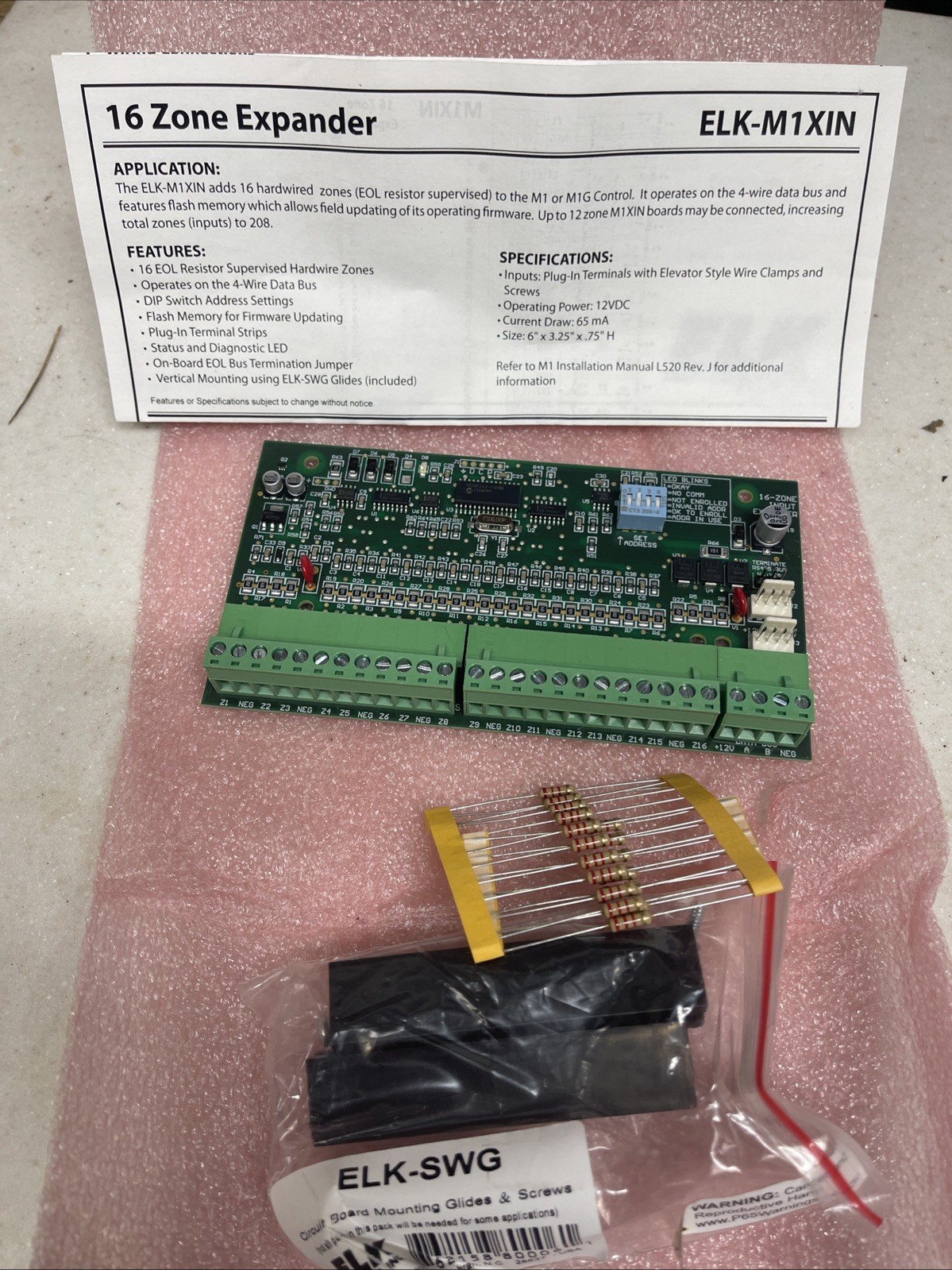 Elk Products 16 Zone input Expander, model ELK-M1XIN