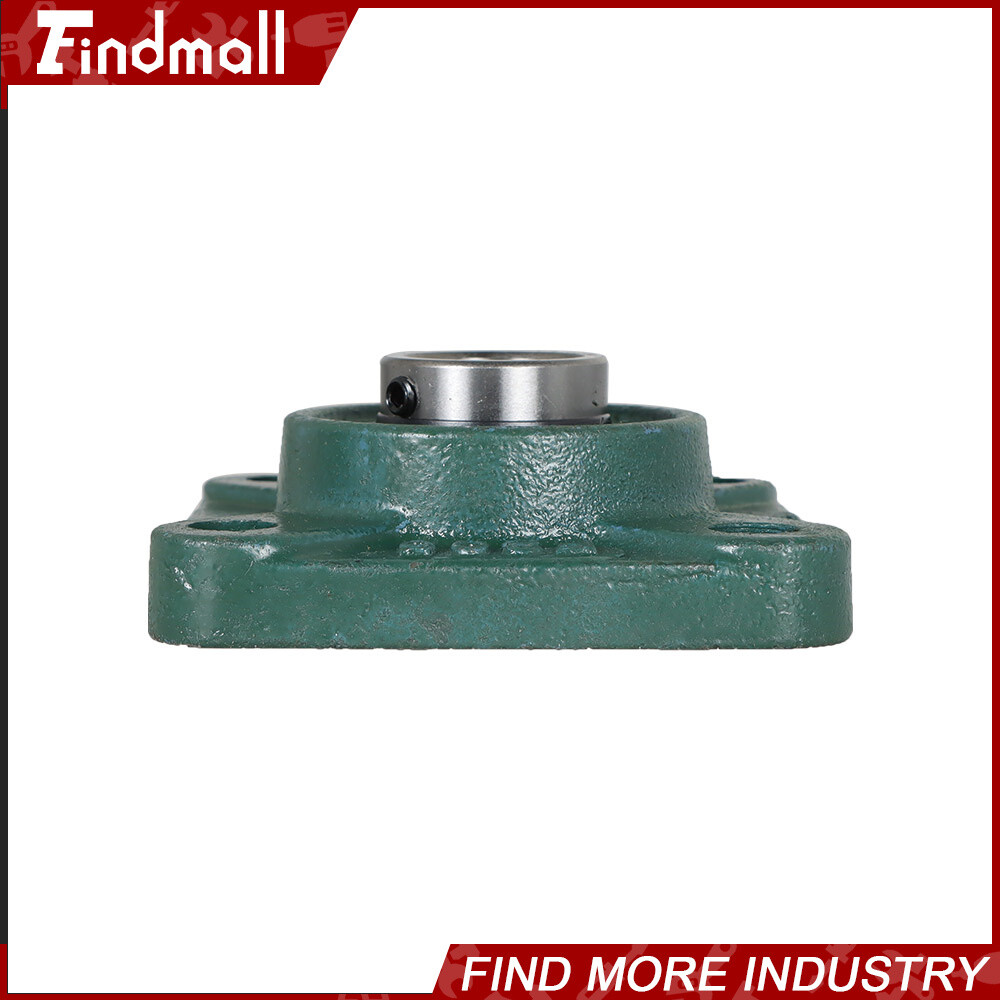 4 PCS UCF205-16 Solid Base Pillow Block Flange Bearing 1" Bore 4 Bolt