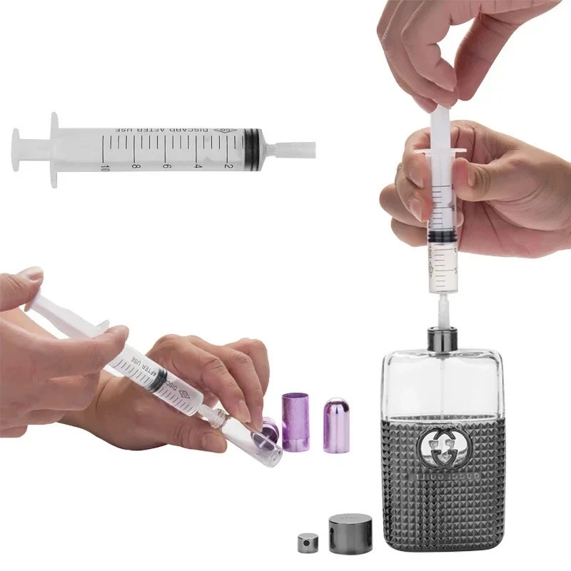 New 5ml/10ml Plastic Syringe Perfume Dispenser Tools Refill Cosmetic For Refill