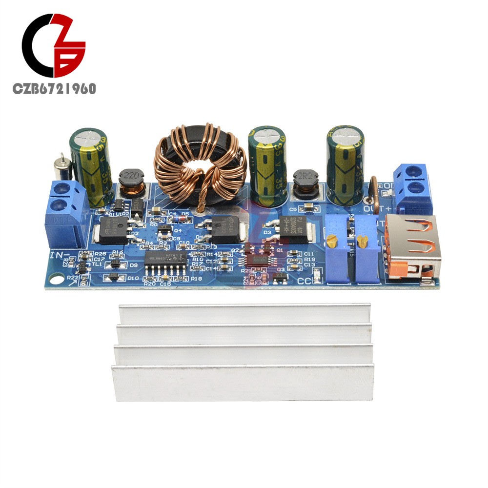 80W High-Power Constant Voltage Current USB Boost Module 2–24V to 3–30V Step-Up