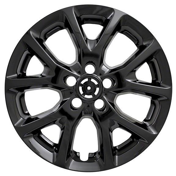 ONE SINGLE 2014-2018 JEEP CHEROKEE LATITUDE IMP382BLK 17" GLOSS BLACK WHEEL SKIN