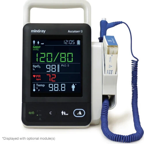 NEW ! Mindray Accutorr® 3 Vital Signs Monitor, NIBP, PR, 121-001676-00