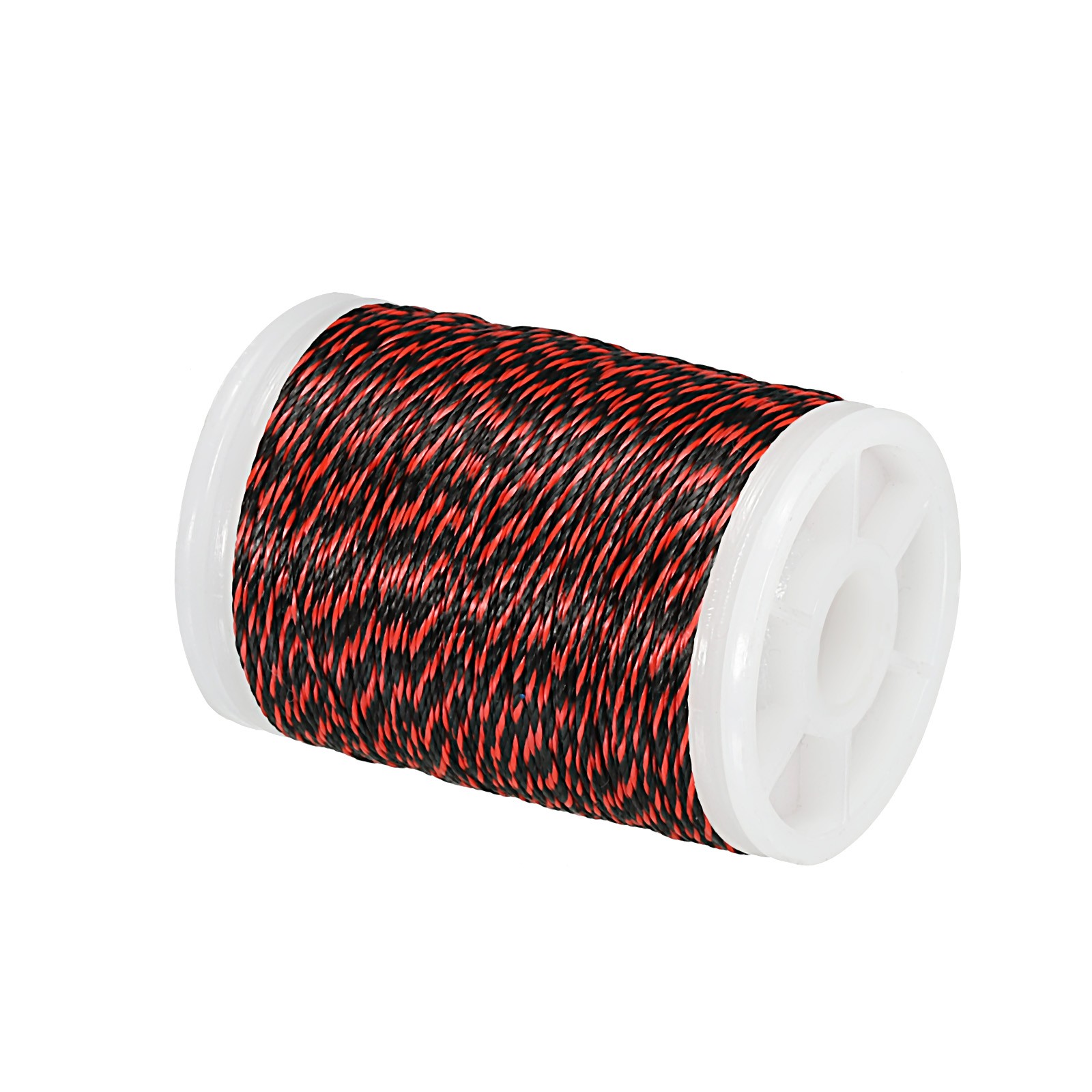 Archery Bow String Serving Thread, 0.02" Dia Bowstring Thread, Red/Black