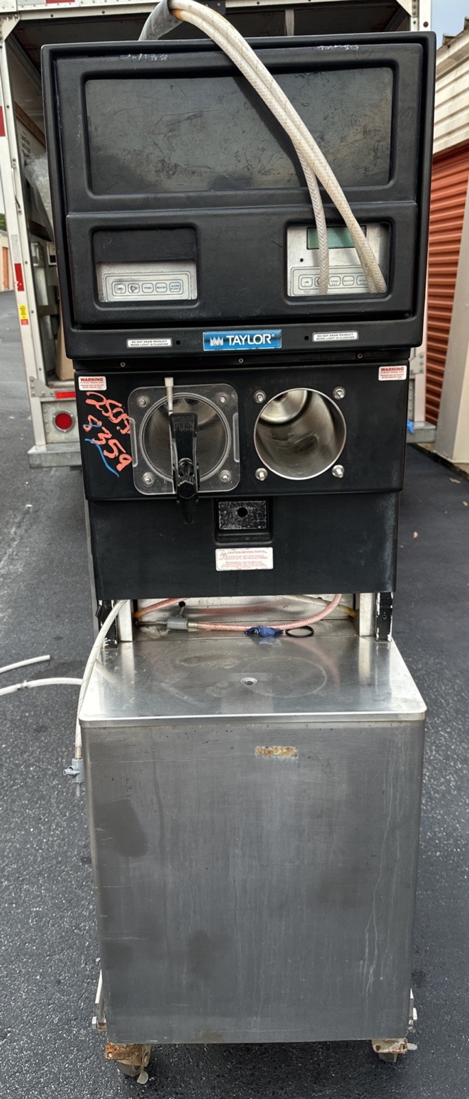 Taylor 346-33 Soft Serve Ice Cream Machine For Parts Or Repair Not Working