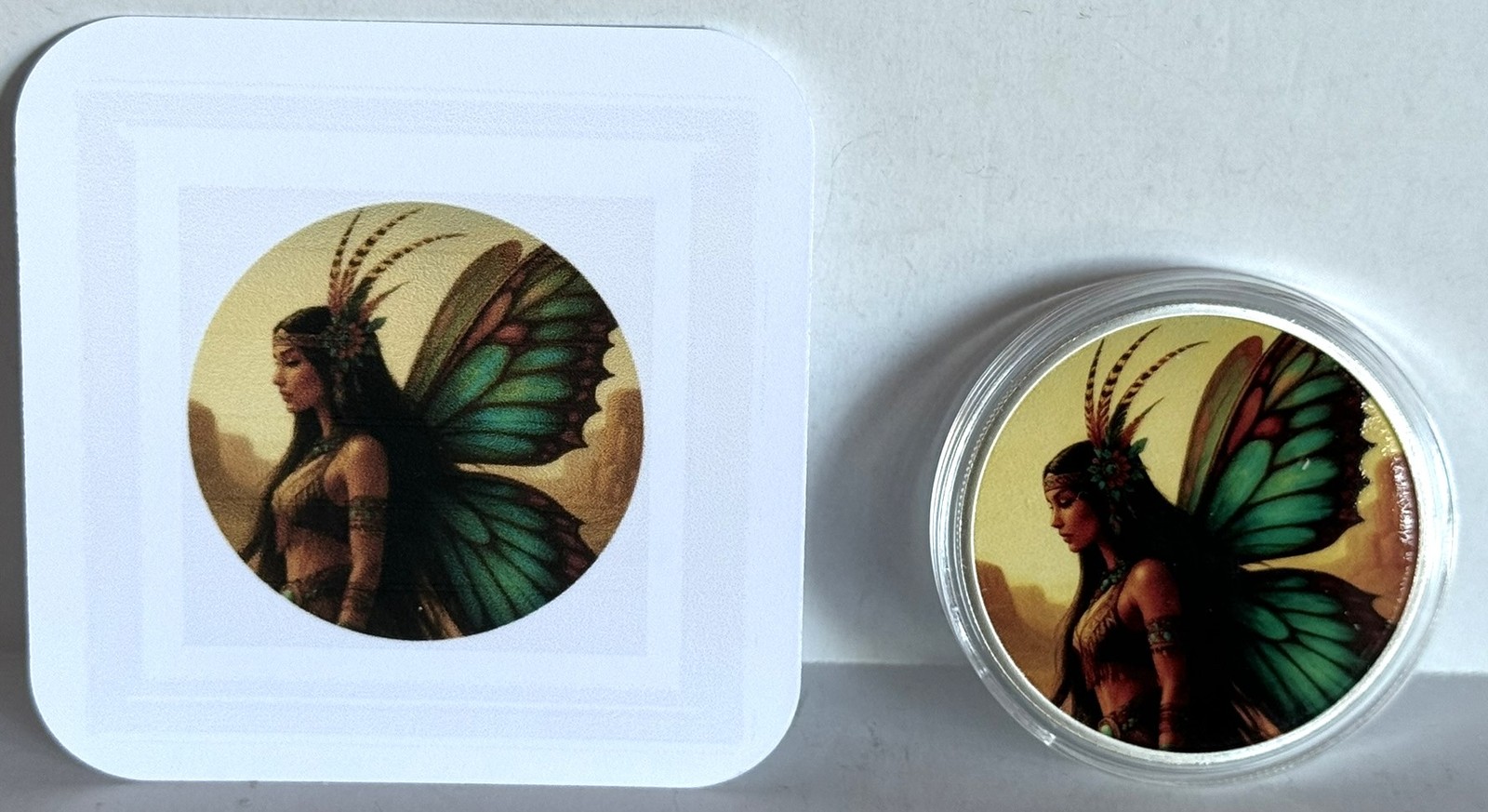 Hayleybug 1 oz Metamorphic Guardian silver Round w/ COA POP 15