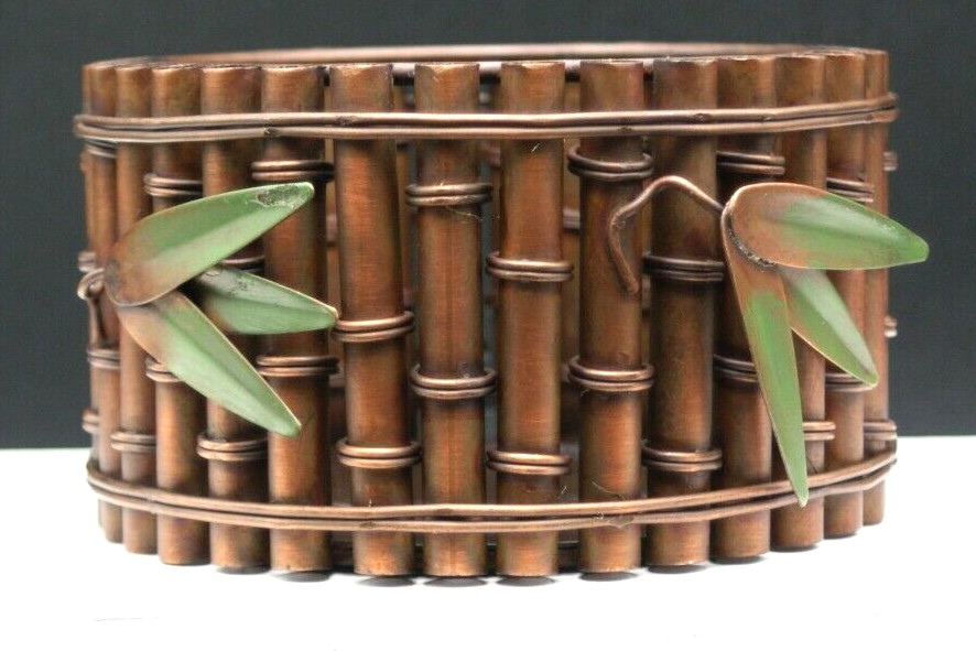 Shendan Heavy Copper Candle Holder, Jewery, Plant,  Bamboo Shaped, Round