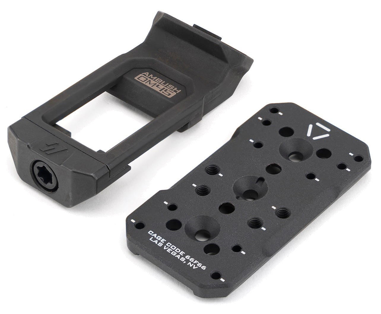 Strike Industries Ambush 45-Degree Optic Mount, Black, One Size, SI-AMBUSH-OM45