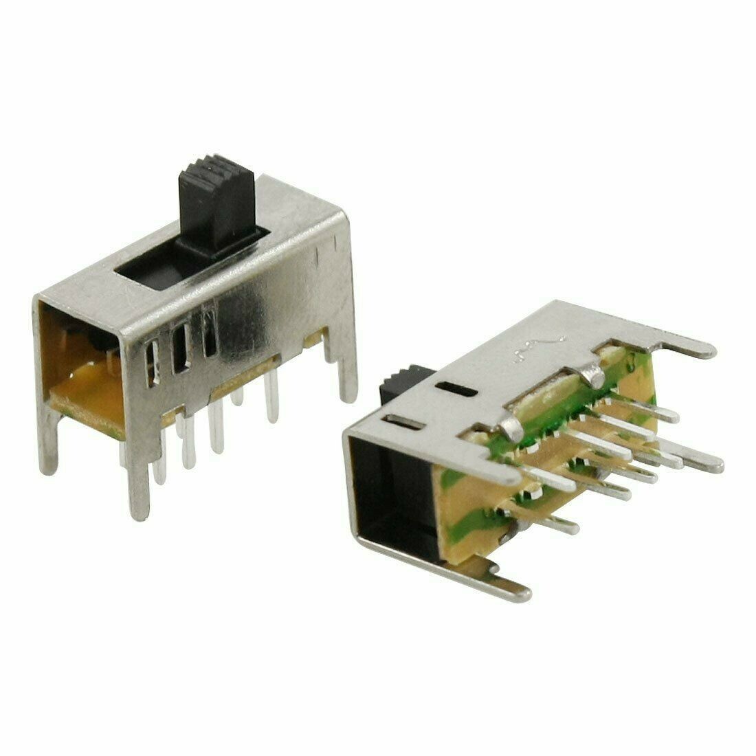 (60) Uxcell 3 Position On-On-On Vertical Slide Switch 8 Pin Panel Mount