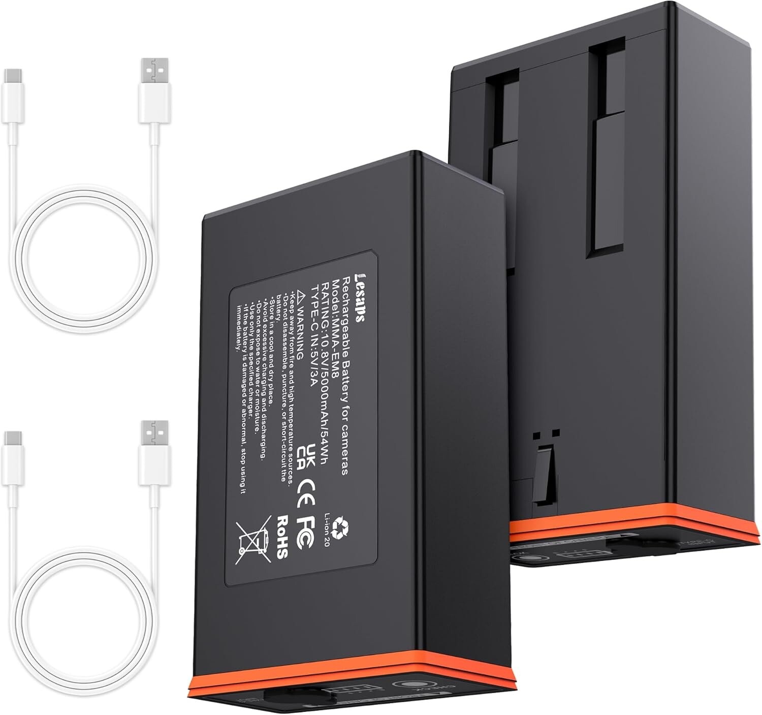 For Moultrie EM8 Edge Battery Pack Power Mag 5.0Ah Li-Ion Battery 2 Pack - NEW