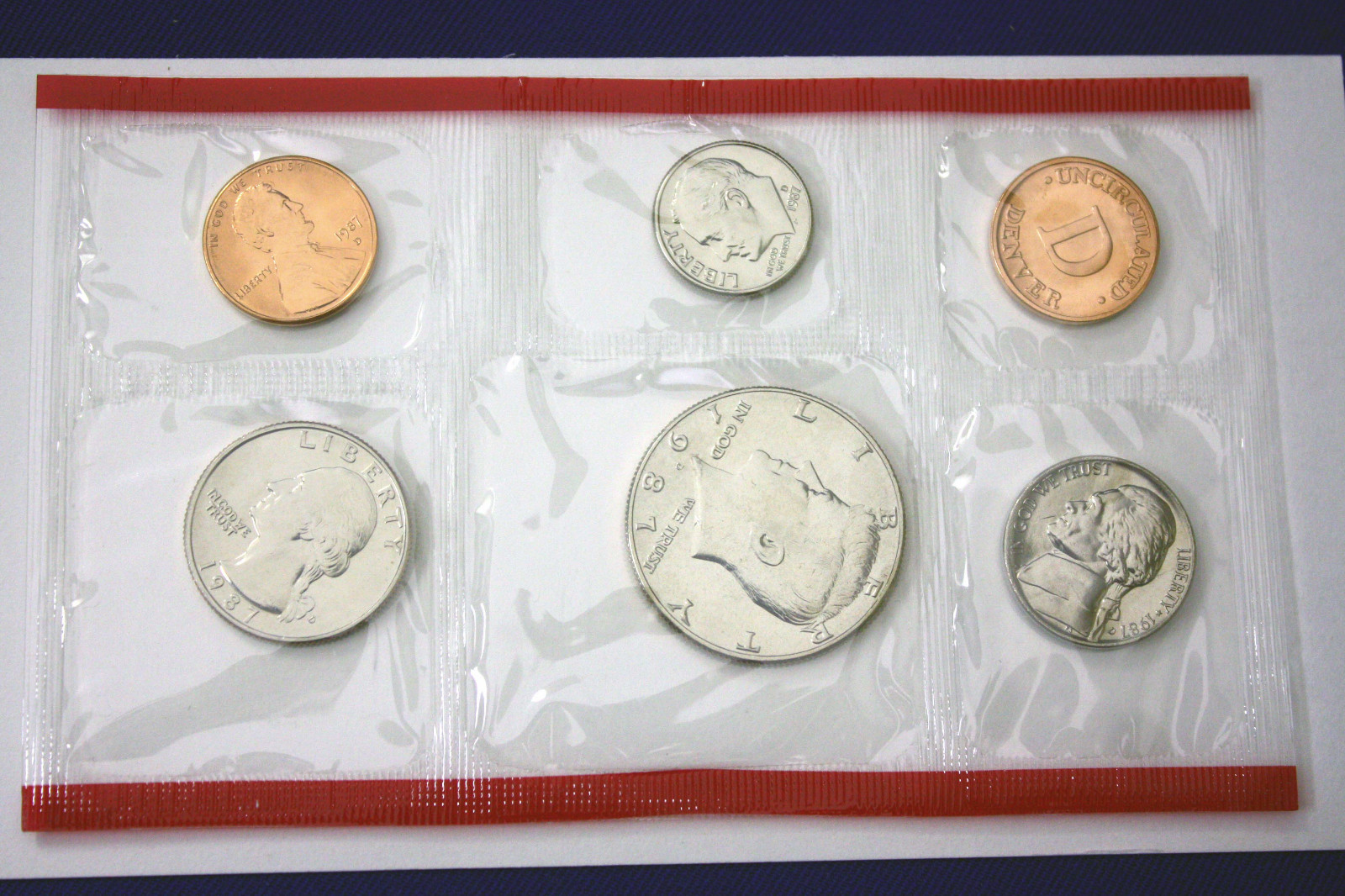 1987 MINT SET AS ISSUED BY U.S. MINT UNCIRCULATED Genuine U.S.