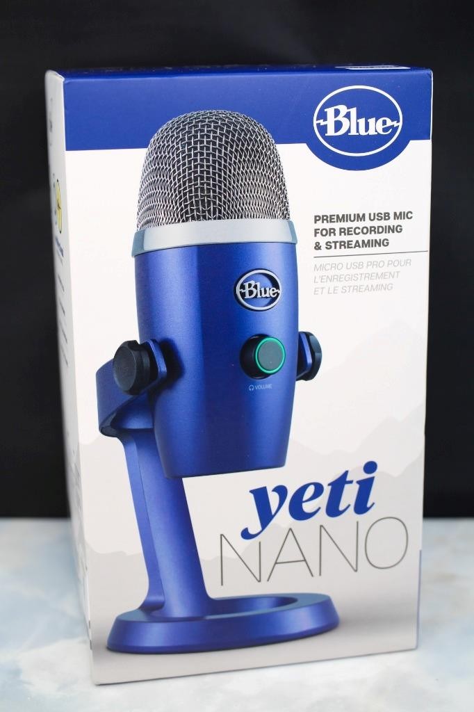 Blue Microphones Yeti Nano Premium USB Condenser Microphone, Vivid Blue
