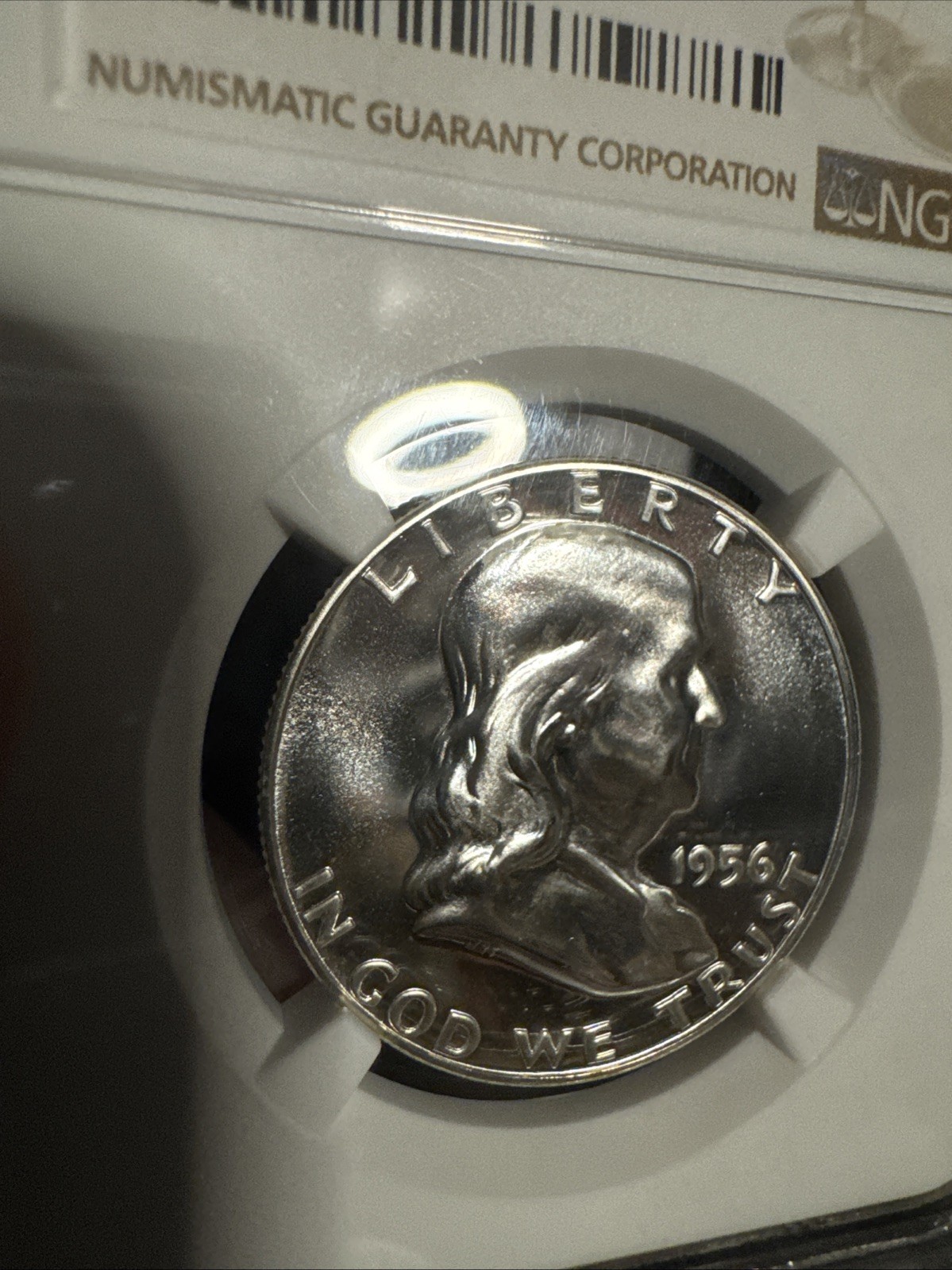 1956 Type 2 Silver Franklin Half Dollar (NGC PF 69)