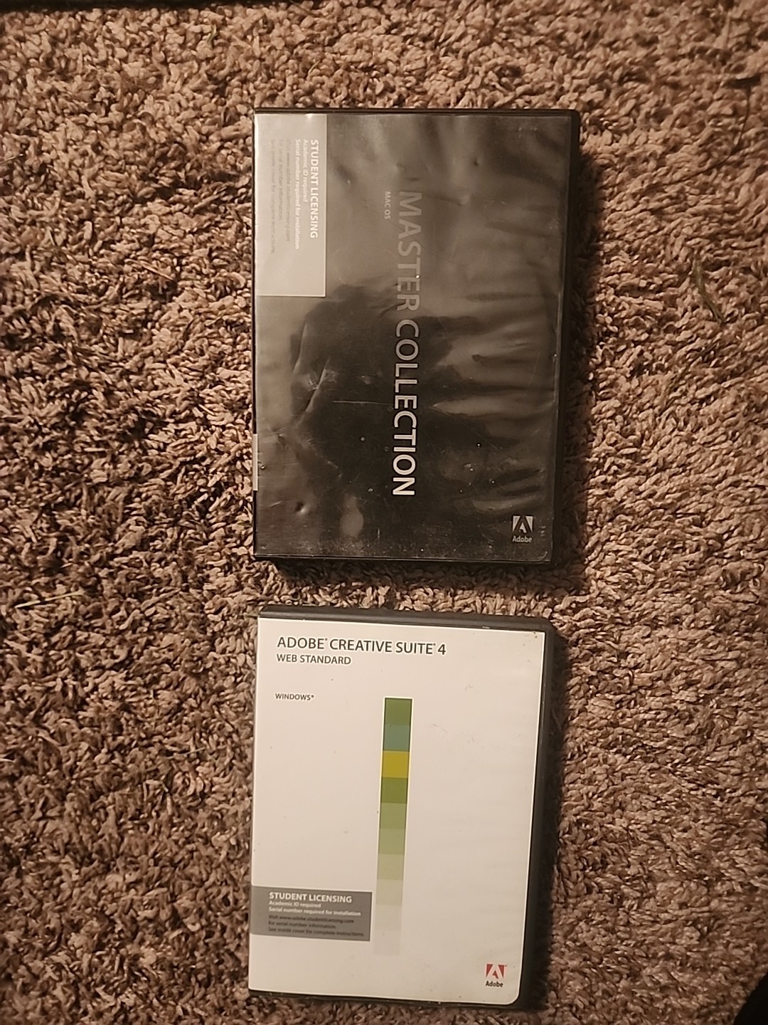 ADOBE CS4 CREATIVE SUITE 4 MASTER COLLECTION DVD Windows (Student Licensing)