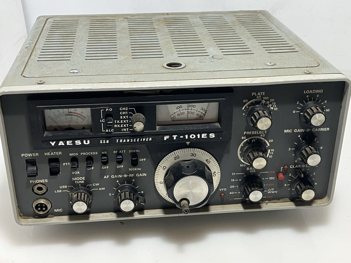 YAESU MUSEN FT-101ES 50W Radio Ham Radio Transceiver AC 100V 50/60Hz DC 13.5V