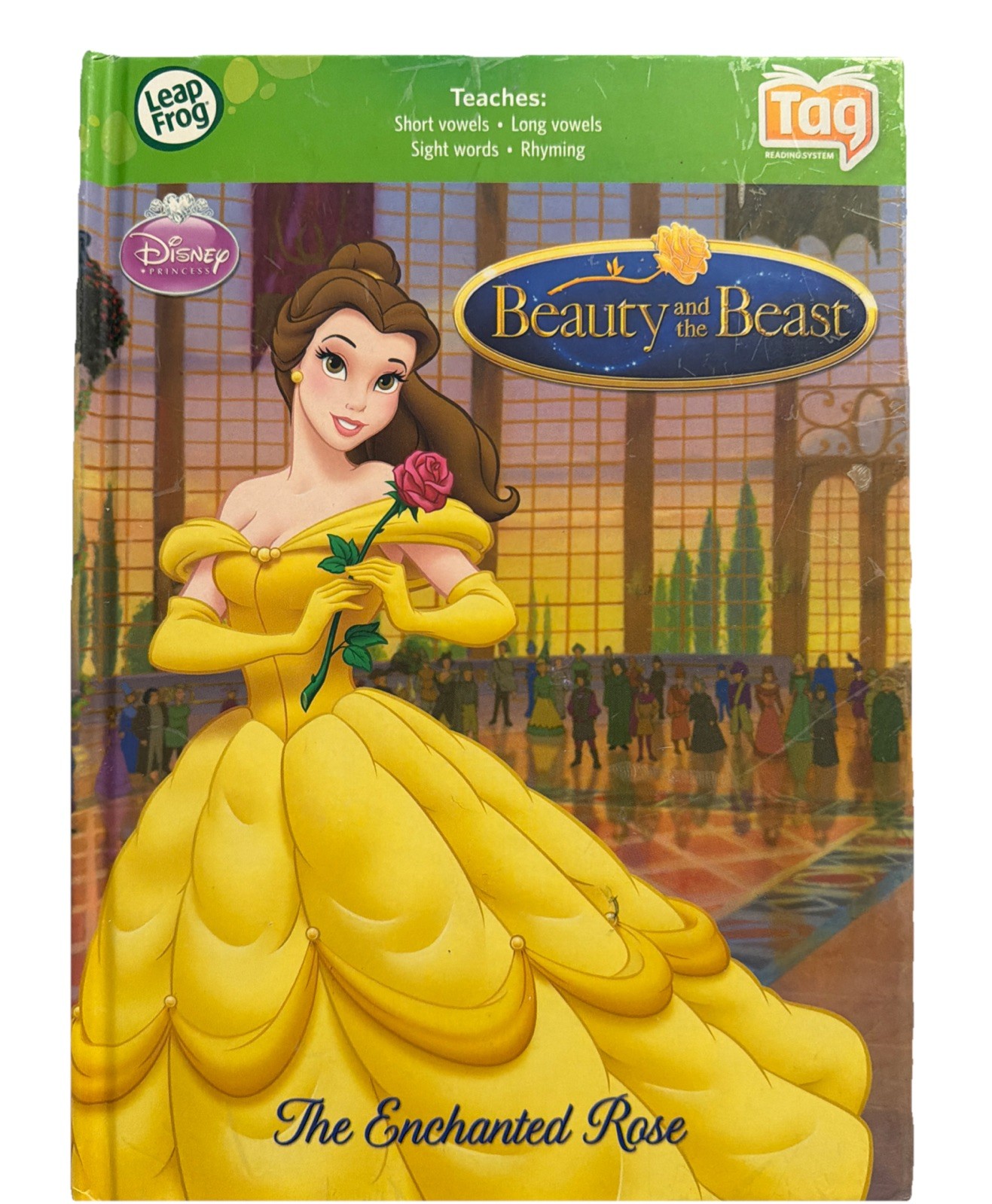Leap Frog Tag Book Disney Princess Beauty and the Beast Enchanted Rose