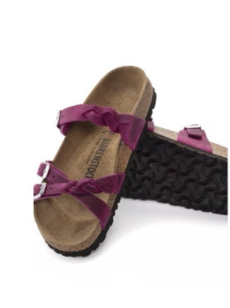Birkenstock Franca Sandal - Dark Fuchsia- EU 40 Women USA 9 - 9.5 WMNS reg wdth.