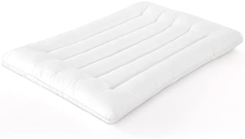 Ultra Thin Flat Pillow for Sleeping, Thin Pillow for Back Sleeper, Supportive St