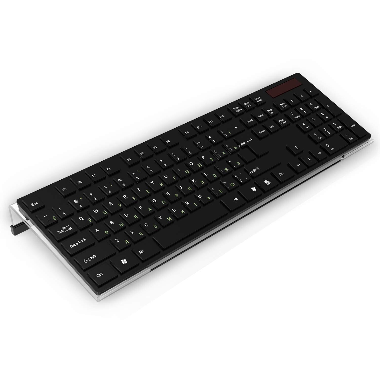 Acrylic Tilted Computer Keyboard Stand for Ergonomic Typing, Keyboard Tray Ho...