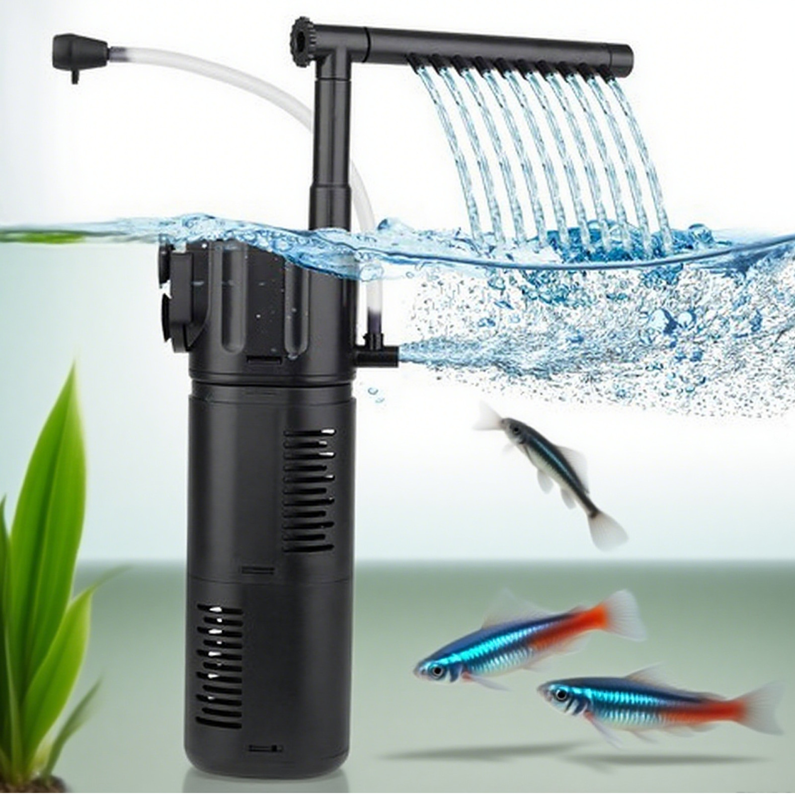hygger Internal Fish Tank Aquarium Filter Submersible with Spray Bar Included
